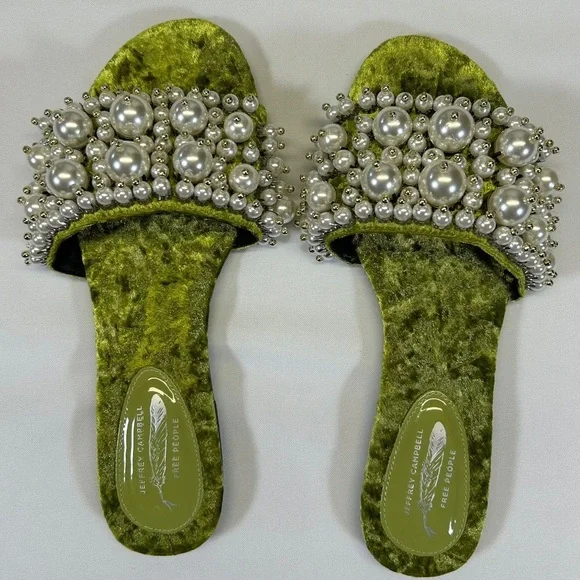 NWT Pixie Pearl Slide Sandals - Picture 5 of 5